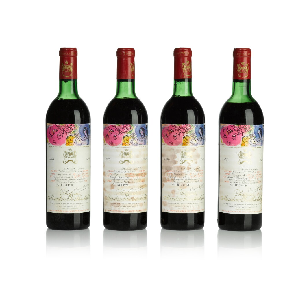 View full screen - View 1 of Lot 33. Château Mouton Rothschild 1970 (12 BT).