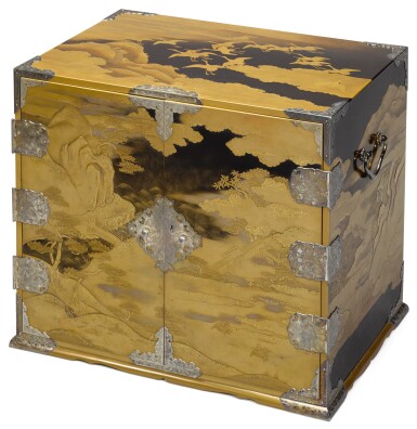 View full screen - View 1 of Lot 68. A FINE LACQUER CABINET, EDO PERIOD, 19TH CENTURY.