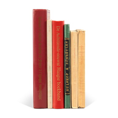 View full screen - View 1 of Lot 298. Books and readers - Libraries - Histories, Catalogues - Netherlands & Belgium.