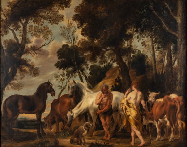 View full screen - View 1 of Lot 197. Mercury and Battus.