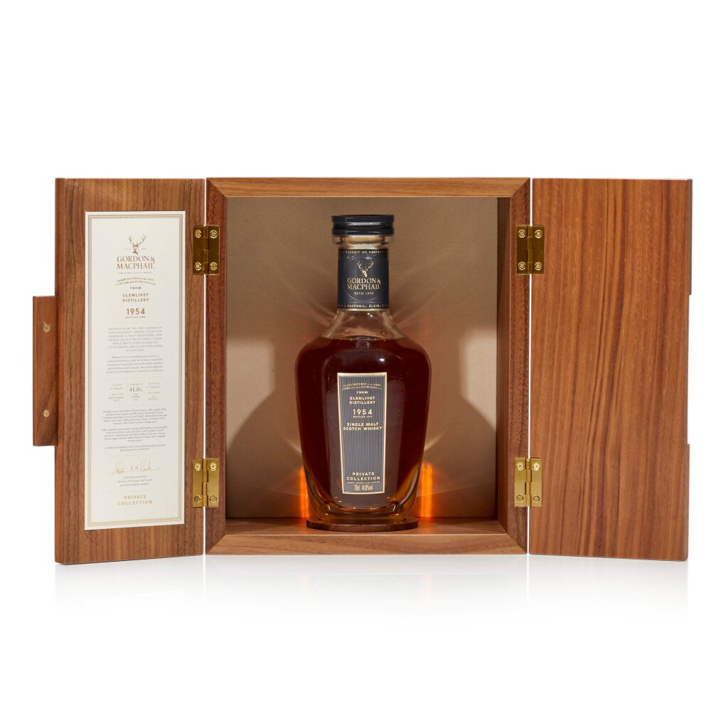 View full screen - View 1 of Lot 47. Glenlivet Gordon & MacPhail Private Collection 41.0 abv 1954 (1 BT70).