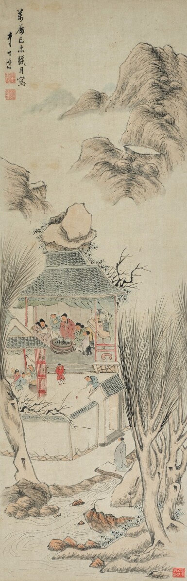 View full screen - View 1 of Lot 2535. Li Shida 李士達 | New Year's Scene 歲朝圖.