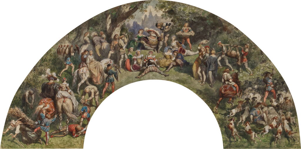 View full screen - View 1 of Lot 36. The Universe of Gargantua (After Dinner in the Willow Grove).