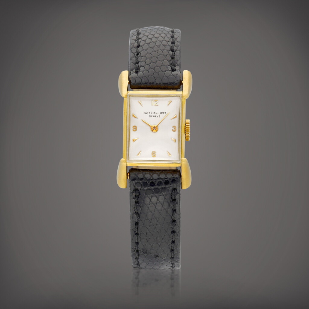 View full screen - View 1 of Lot 8717. Reference 2279 | A yellow gold wristwatch, Circa 1950 | 百達翡麗 | 型號2279 | 黃金腕錶,約1950年製.