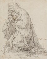 Kneeling female saint