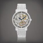 Reference 5180 | A white gold skeletonised bracelet watch, Circa 2010 | 百達翡麗 | 型號5180 | 白金鏤空鏈帶腕錶,約2010年製