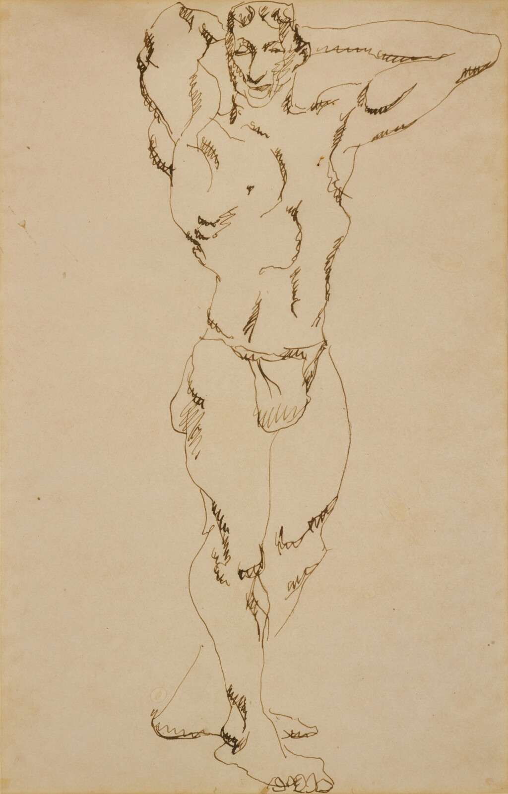 View full screen - View 1 of Lot 53. Standing Male Nude.