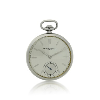 View full screen - View 1 of Lot 95. Reference 651 A stainless steel open faced watch, Made in 1937.