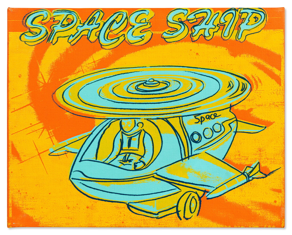 View full screen - View 1 of Lot 137. Space Ship (Toy Painting).