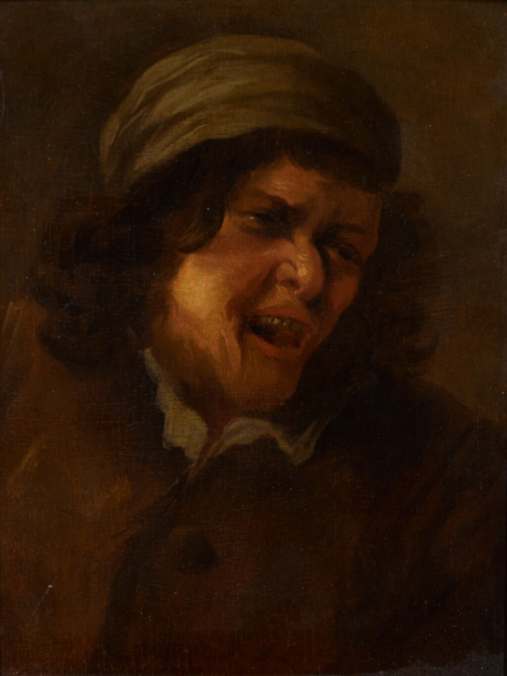 View full screen - View 1 of Lot 57. FOLLOWER OF JOOS VAN CRAESBEECK | A laughing boor.