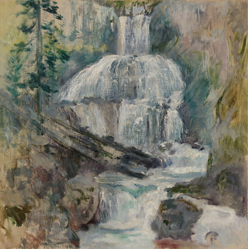 View full screen - View 1 of Lot 445. Waterfall.