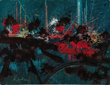 View full screen - View 1 of Lot 741. Georges Mathieu 喬治・馬修 | Arpents de lune 無垠之月.