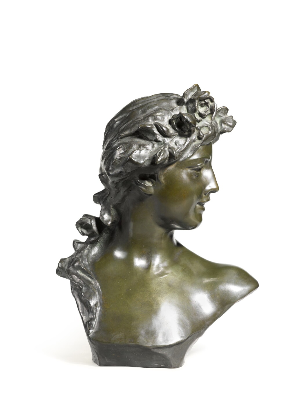 View full screen - View 1 of Lot 147. Bust of a Bacchante.
