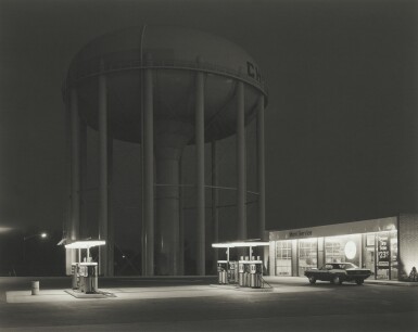 View full screen - View 1 of Lot 46. GEORGE TICE | PETIT'S MOBIL STATION.