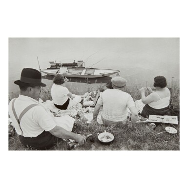 View full screen - View 1 of Lot 83. HENRI CARTIER-BRESSON | ON THE BANKS OF THE MARNE.