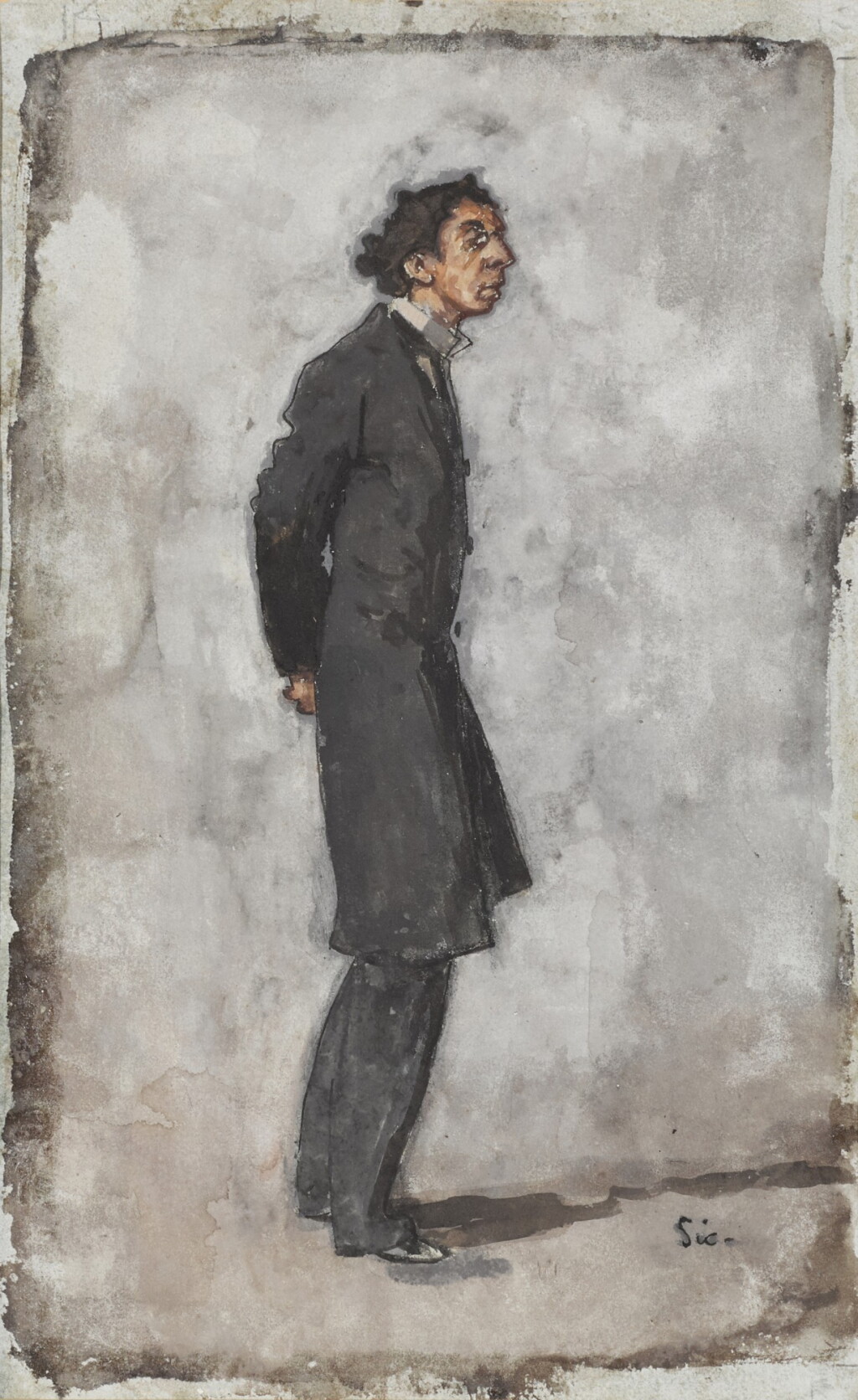 View full screen - View 1 of Lot 99. WALTER RICHARD SICKERT, A.R.A. | A CHILD OF THE GHETTO, MR ISRAEL ZANGWILL.