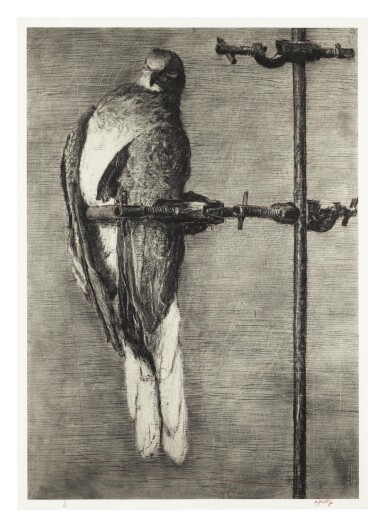View full screen - View 1 of Lot 45. WILLIAM KENTRIDGE | BIRD CATCHER.