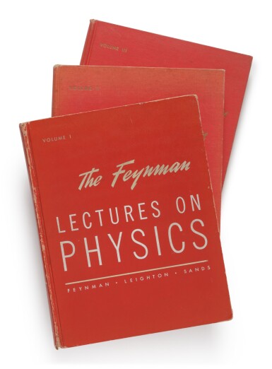 View full screen - View 1 of Lot 62. Feynman, Richard P. "The Feynman Lectures On Physics." Feynman'S Own Office Copy, Signed By Him..