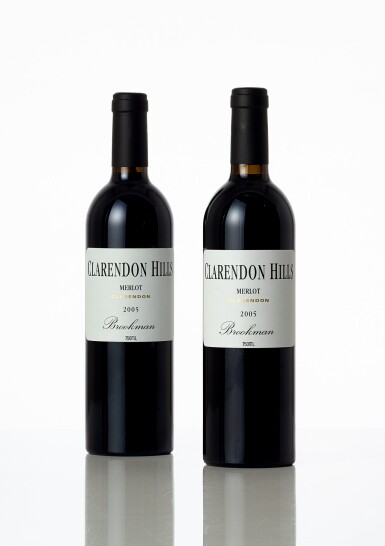 View full screen - View 1 of Lot 4233. Clarendon Hills, Brookman Merlot 2003 (24 BT).