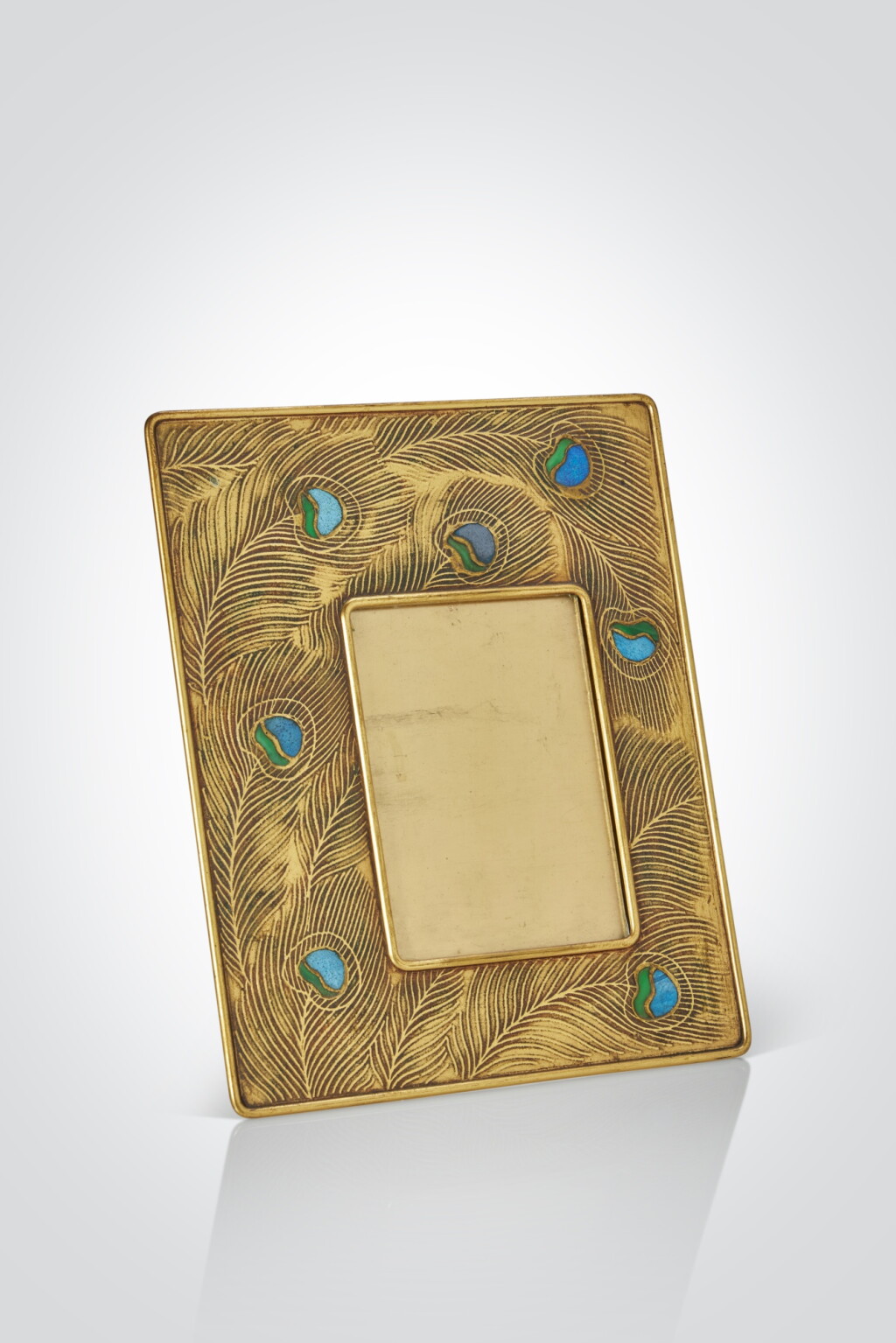 View full screen - View 1 of Lot 401. A Rare "Peacock" Photograph Frame.