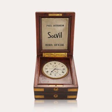 View full screen - View 1 of Lot 406. A boxed deck timepiece, No. 98234, Circa 1925.