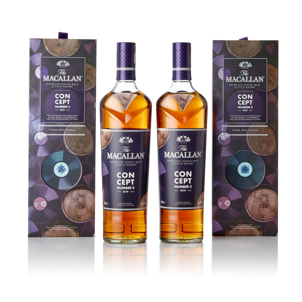 View full screen - View 1 of Lot 8157. The Macallan Concept No.2 40.0 abv NV (2 BT70).
