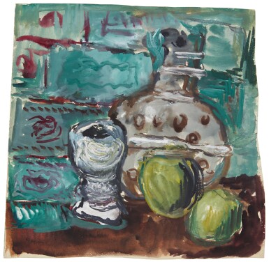 View full screen - View 1 of Lot 102. Still Life with Decanter and Glass.