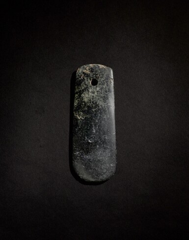 View full screen - View 1 of Lot 138. An archaic jade ceremonial axe, Neolithic period.