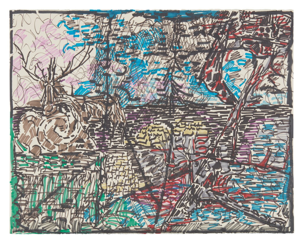 View full screen - View 1 of Lot 490. JEAN-PAUL RIOPELLE | UNTITLED.