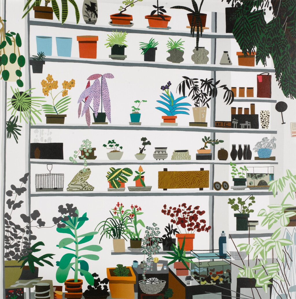 View full screen - View 1 of Lot 4. JONAS WOOD | LARGE SHELF STILL LIFE .