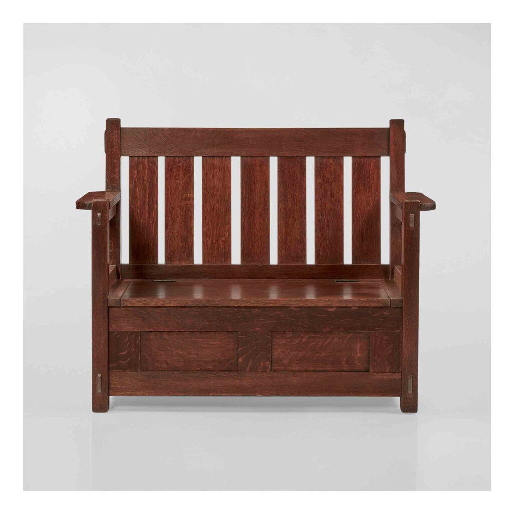 View full screen - View 1 of Lot 316. Hall Seat, Model No. 182 (Variant).