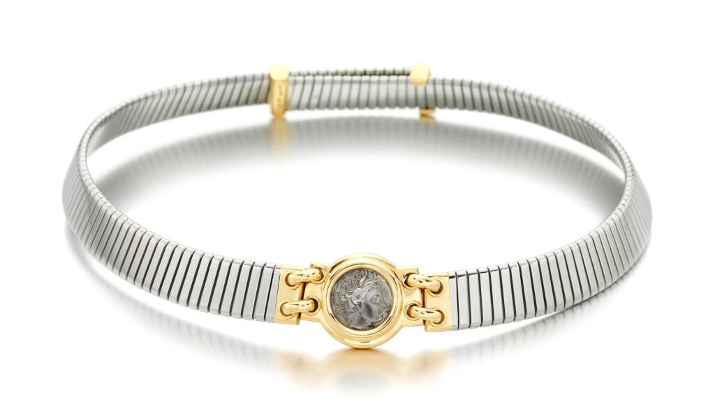 View full screen - View 1 of Lot 9. NECKLACE, 'TUBOGAS', BULGARI.
