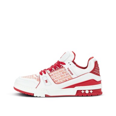 View full screen - View 1 of Lot 808. Louis Vuitton LV Trainer x Lady Pink | Size 9.5.