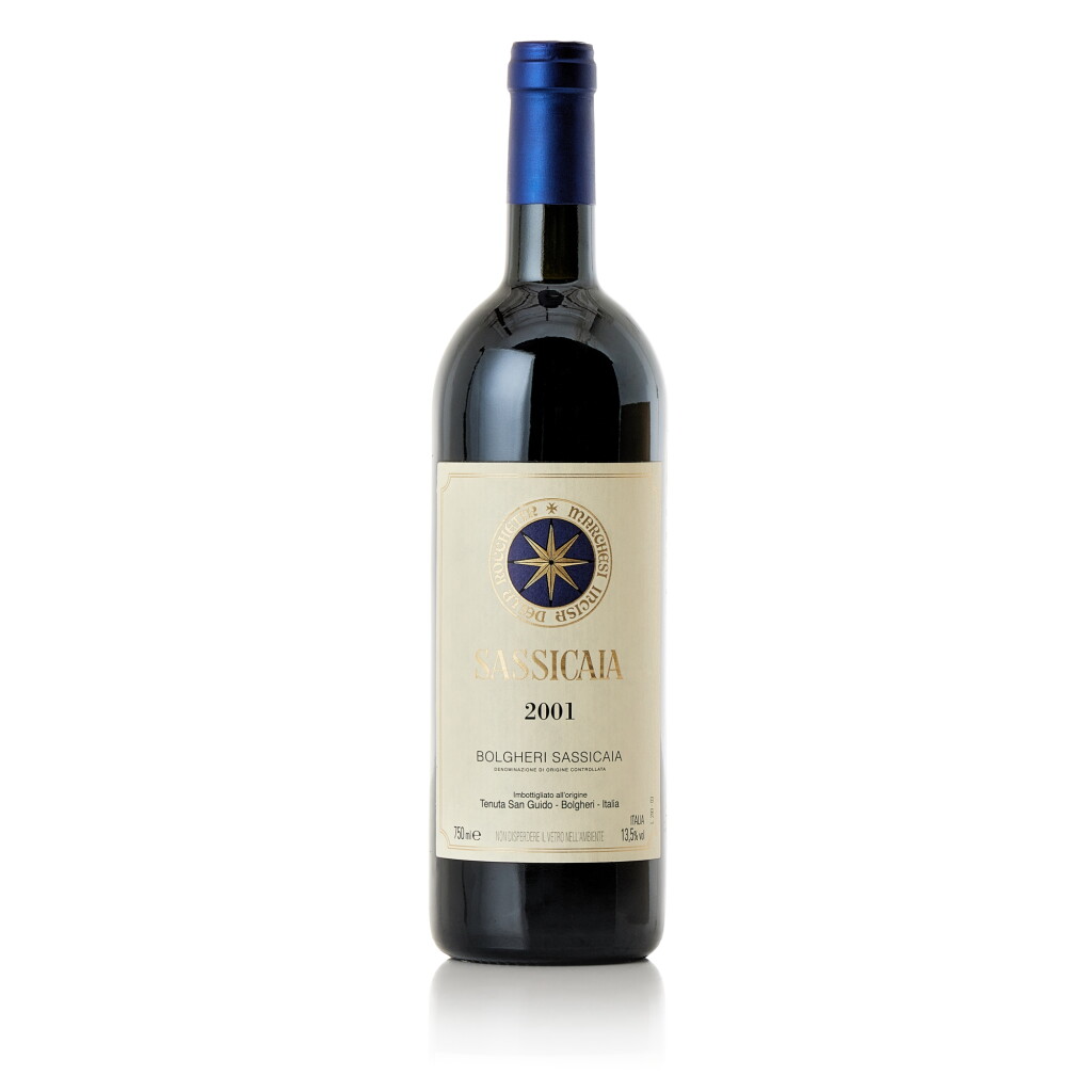 View full screen - View 1 of Lot 8510. Sassicaia 2001 (1 BT).