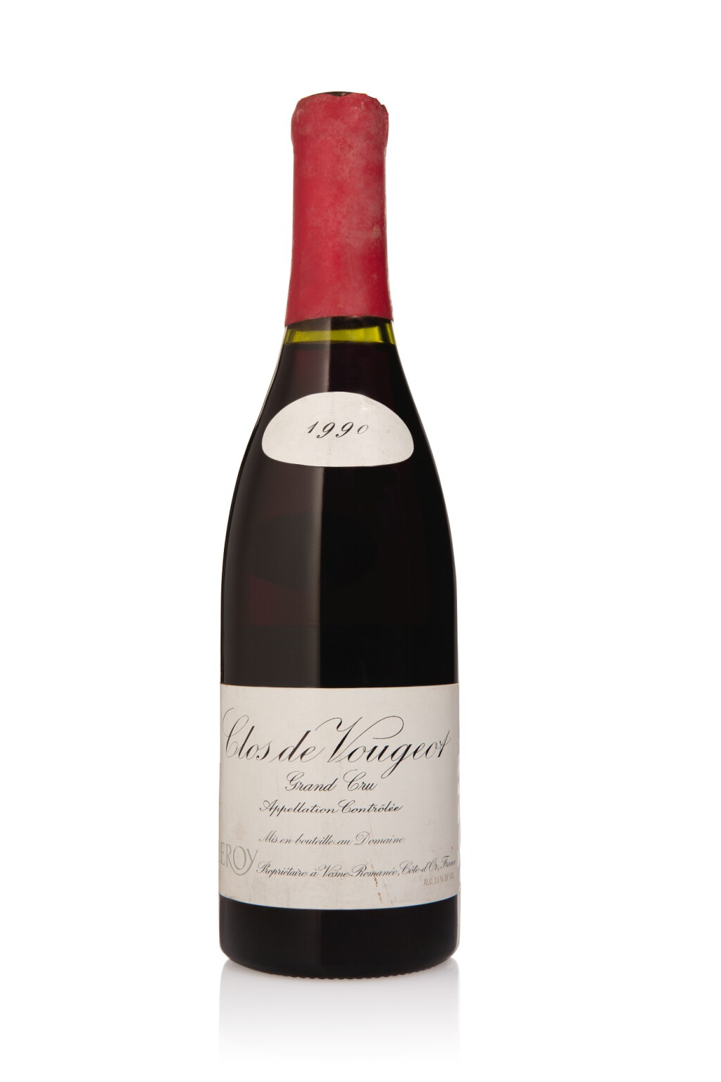 View full screen - View 1 of Lot 60. Clos de Vougeot 1990 Domaine Leroy (5 BT).