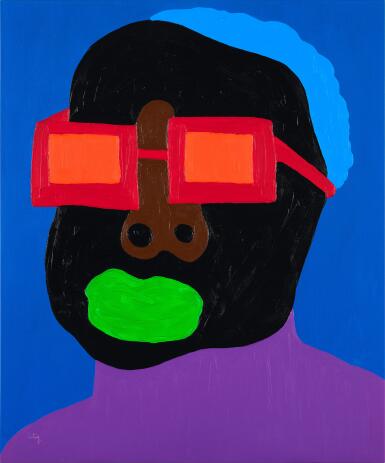 View full screen - View 1 of Lot 14. Red Sunglass 2.