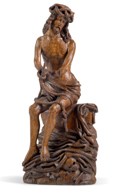 View full screen - View 1 of Lot 22. SOUTHERN NETHERLANDISH, BRUSSELS OR LOUVAIN, EARLY 16TH CENTURY | CHRIST ON THE COLD STONE.