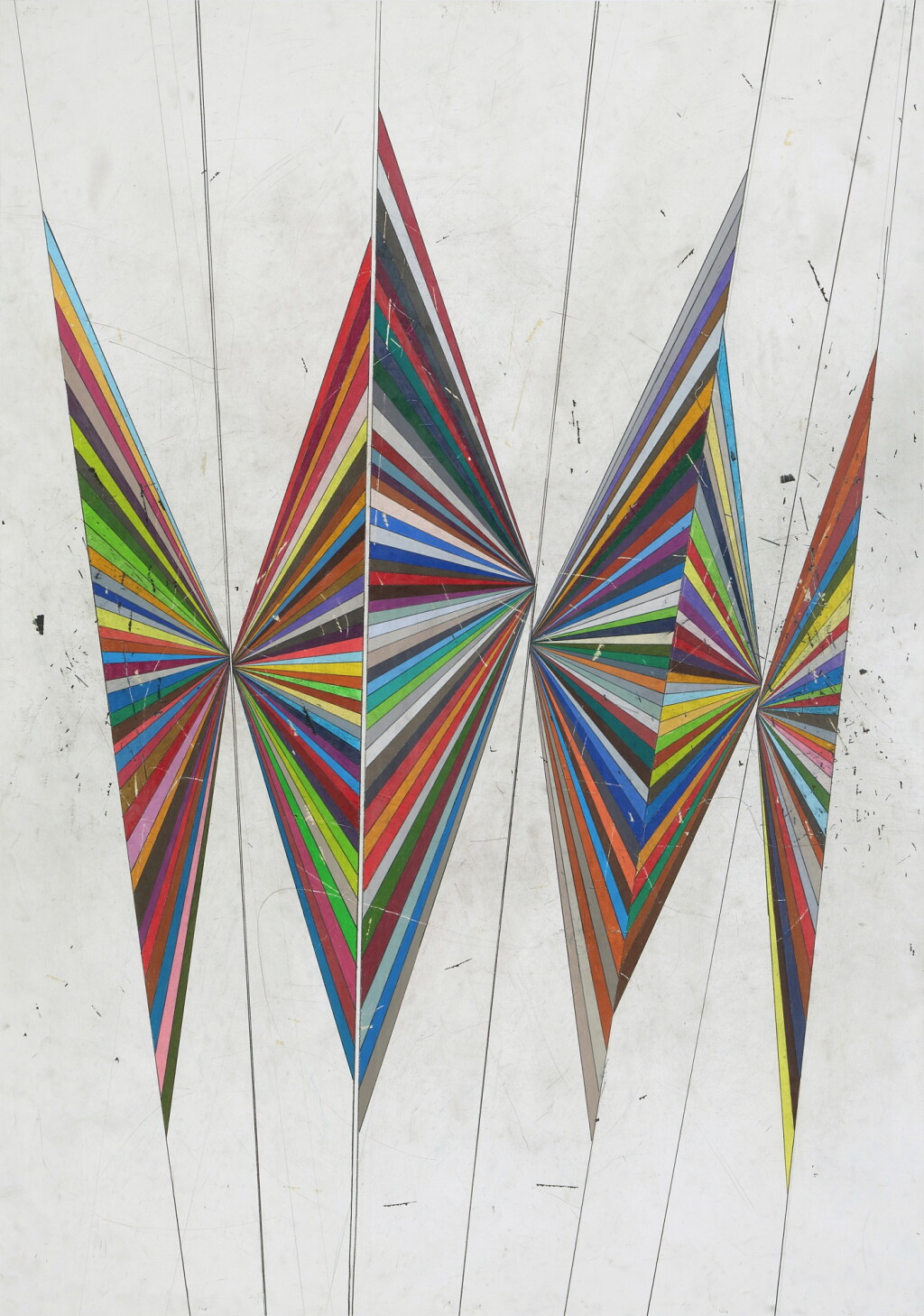 View full screen - View 1 of Lot 848. Untitled (Colored Butterfly White Background 6 Wings).