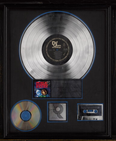 View full screen - View 1 of Lot 43. “Fear of a Black Planet” platinum record plaque.