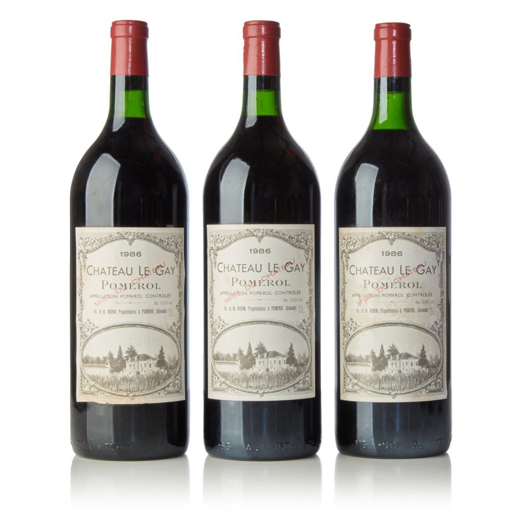 View full screen - View 1 of Lot 195. Château Le Gay 1986 (6 MAG).