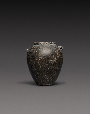 View full screen - View 1 of Lot 134. An Egyptian Basalt Jar, Predynastic Period (Naqada II)/1st Dynasty, circa 3500-2900 B.C..