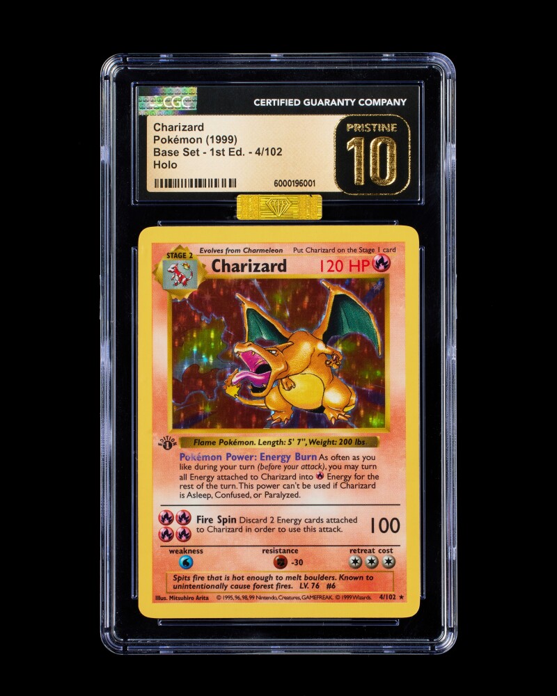 1999 Pokmon 1st Edition Base Set Charizard Holo - CGC 10 Pristine | 1999 Pokmon 1st Edition Base Set Charizard Holo - CGC 10 Pristine |