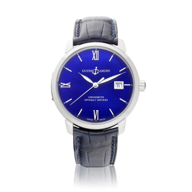 View full screen - View 1 of Lot 8113. Classico, Reference 8150-111 | A white gold wristwatch with date and enamel dial, Circa 2013 | 雅典 | Classico 型號8150-111 | 白金腕錶,備日期及琺瑯錶盤,約2013年製.