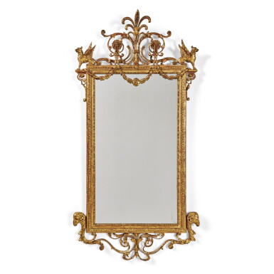 View full screen - View 1 of Lot 554. An Italian Neoclassical Giltwood Mirror, Circa 1780.