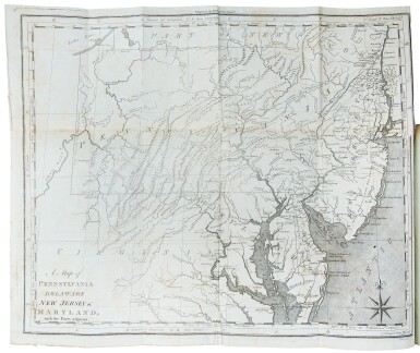 View full screen - View 1 of Lot 242. Proud, Robert | First draft of Proud's important History of Pennsylvania .