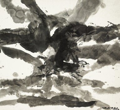 View full screen - View 1 of Lot 160. Zao Wou-Ki 趙無極 | Untitled 無題.