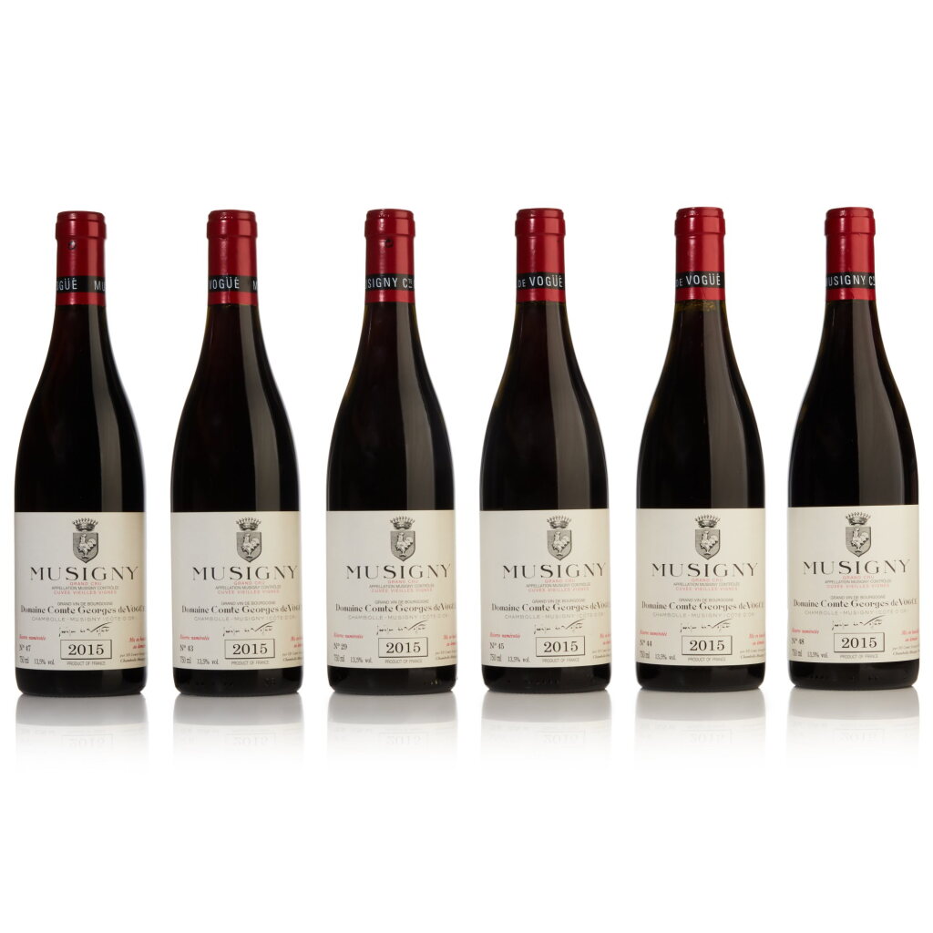View full screen - View 1 of Lot 571. Musigny, Cuvée Vieilles Vignes 2015 Comte Georges de Vogüé (6 BT).