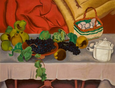 View full screen - View 1 of Lot 52. AUGUSTE HERBIN | NATURE MORTE AUX RAISINS.