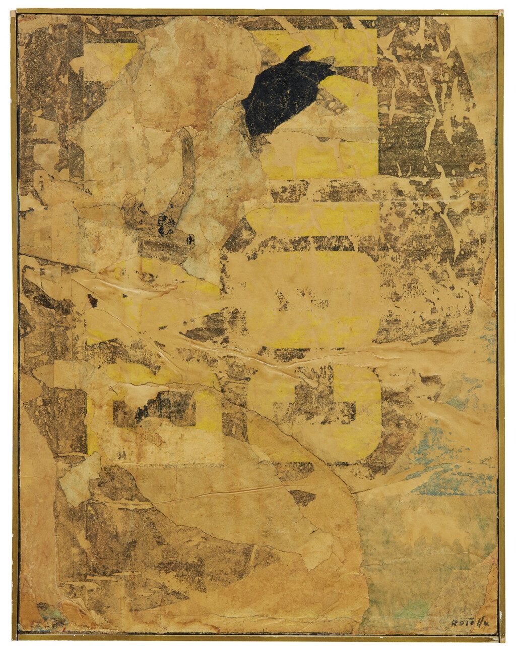 View full screen - View 1 of Lot 313. MIMMO ROTELLA | COLLAGE NO. 5.