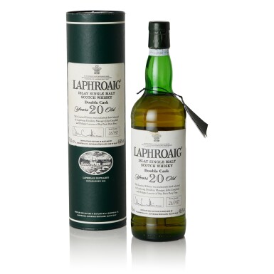 View full screen - View 1 of Lot 6084. Laphroaig 20 Year Old Double Cask 46.6 abv NV (1 BT70).